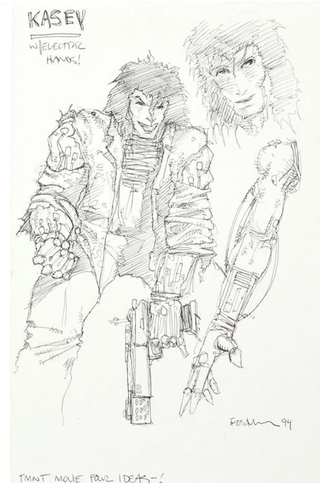 Illustration for article titled A fourth '90s TMNT movie would've featured a "badass" fifth turtle, KISS Shredder and April O'Neil's nipples